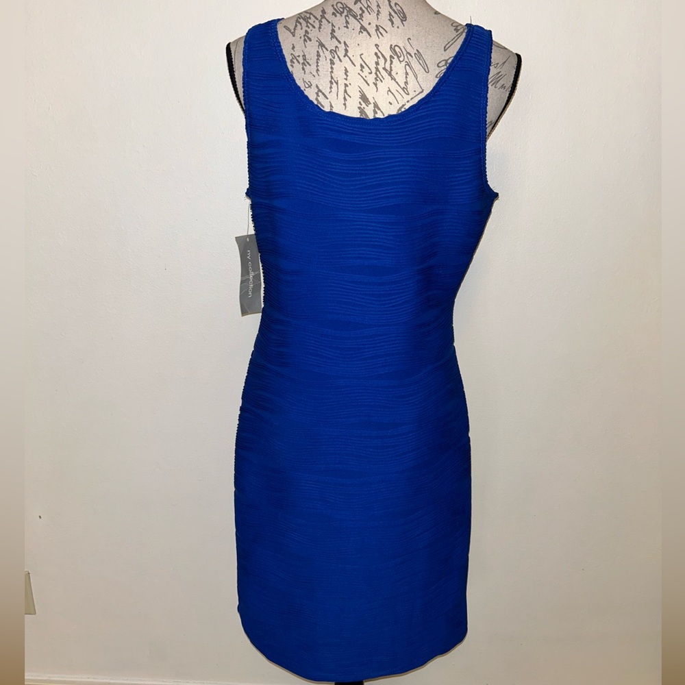 💙♦️NWT NY Collection Ripple Stretch Dress💙 - Picture 9 of 10